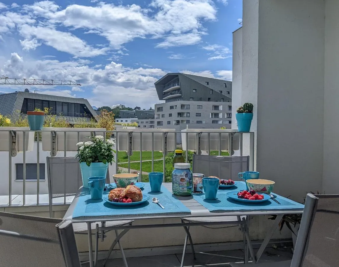 Апартаменты Le Bleu Du Lac 3 Etoiles - Secteur Recherche, Calme & Familiale, A 300M Du Lac & De La Vieille Ville, Garage Prive Анси