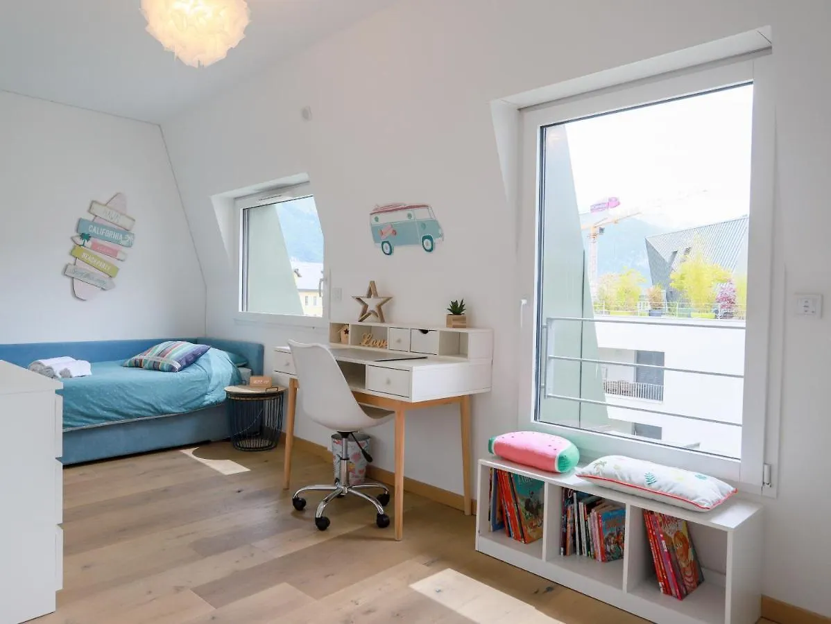 Апартаменты Le Bleu Du Lac 3 Etoiles - Secteur Recherche, Calme & Familiale, A 300M Du Lac & De La Vieille Ville, Garage Prive Анси Франция