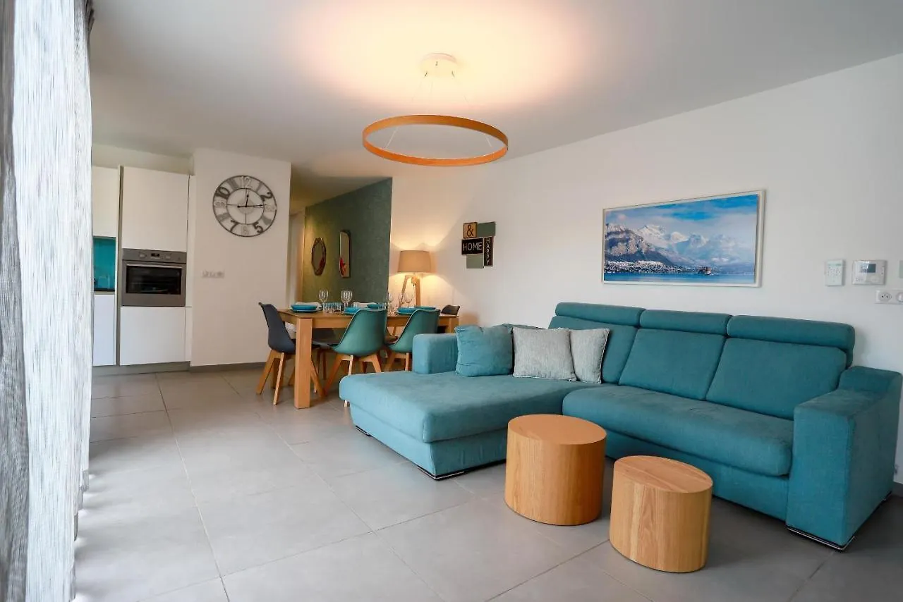 Le Bleu Du Lac 3 Etoiles - Secteur Recherche, Calme & Familiale, A 300M Du Lac & De La Vieille Ville, Garage Prive 안시 0*,