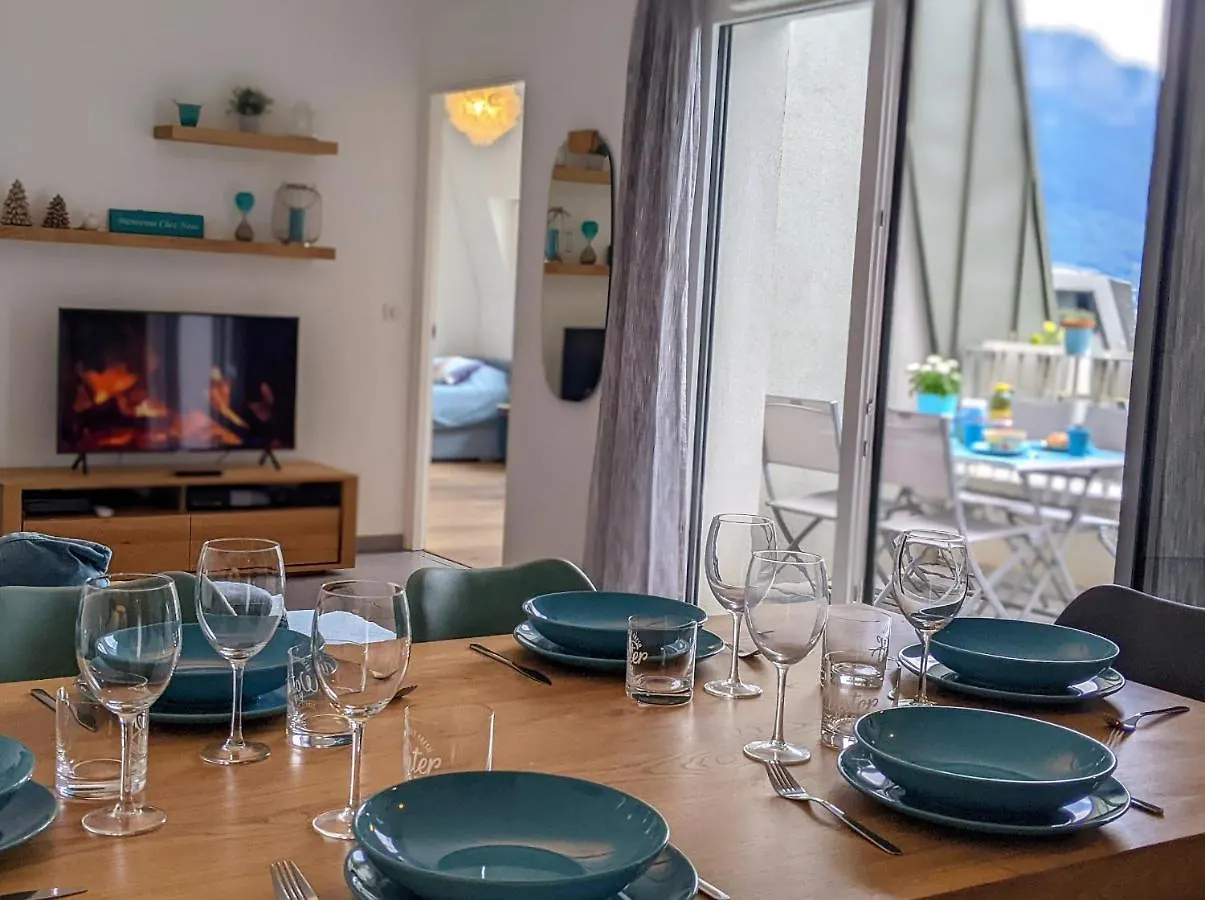 아파트 Le Bleu Du Lac 3 Etoiles - Secteur Recherche, Calme & Familiale, A 300M Du Lac & De La Vieille Ville, Garage Prive 안시 프랑스